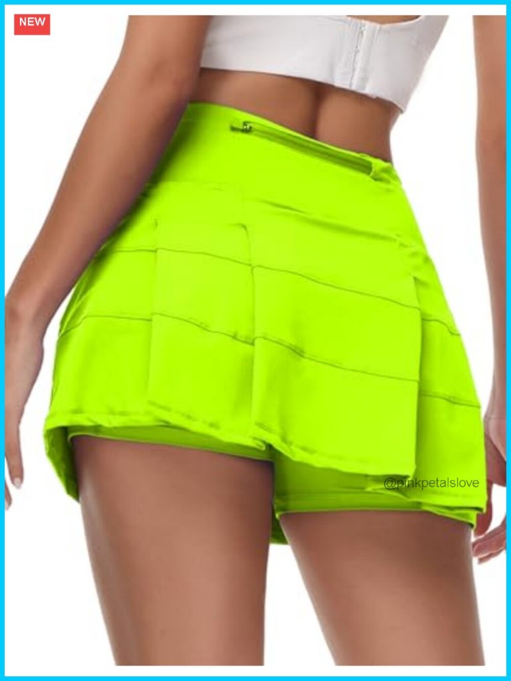 Pleated High Waisted Tennis Skirt Skort with Pockets Athletic Golf Women